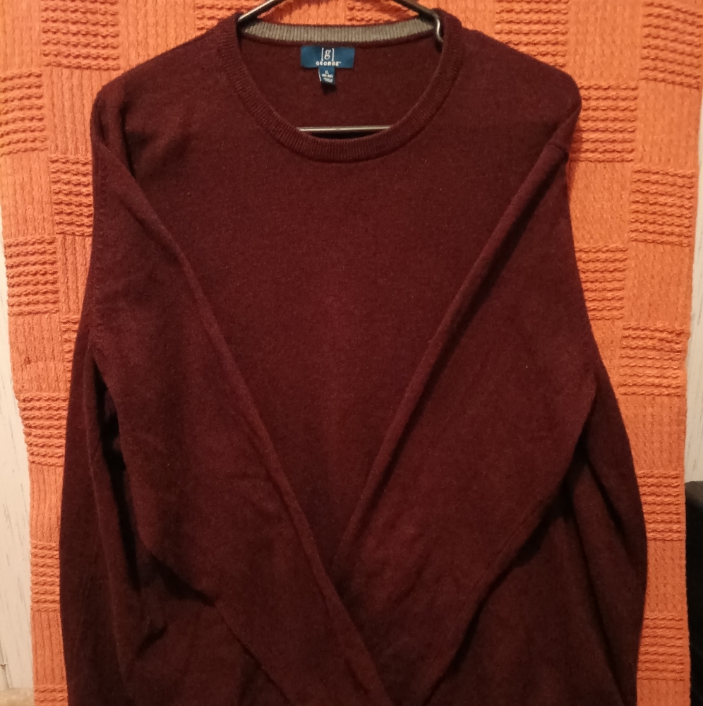 Men's Burgundy Sweater
